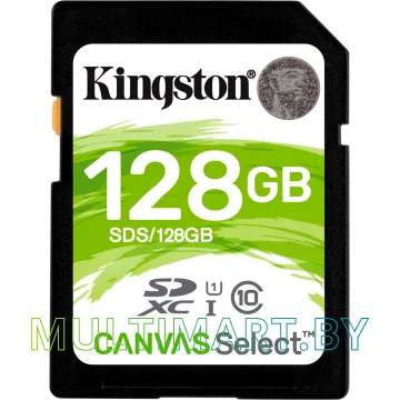 Карта памяти Kingston Canvas Select SDS/128GB SDXC 128GB